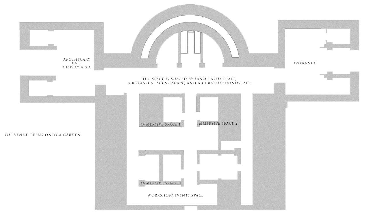 The Crypt Gallery Floorplan